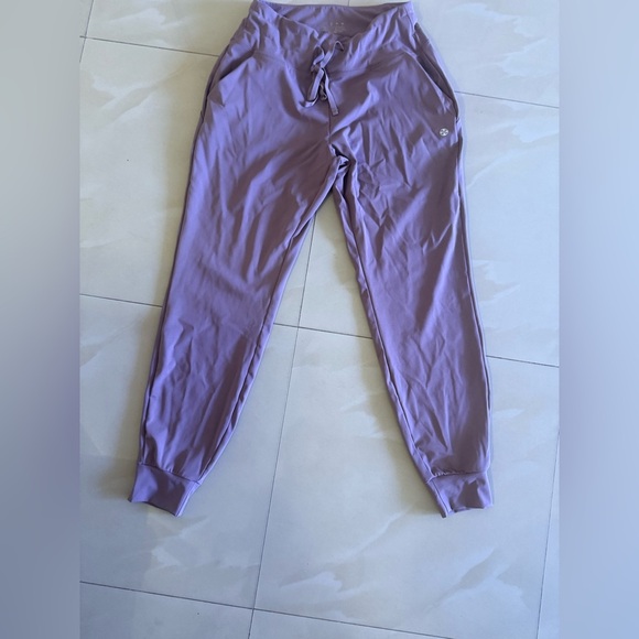 unbranded Weave Lilac Purple Lavender Sweatpants Size Medium joggers drawstring - Picture 11 of 14